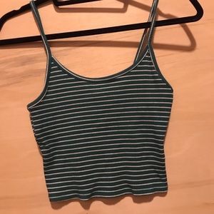 Striped Green AE Top